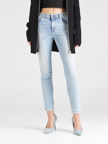 DIESEL Slimfit Jeans '2015 BABHILA' in Blauw: voorkant