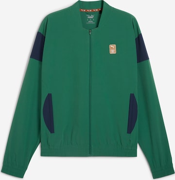 Veste de sport 'First Mile' PUMA en vert : devant