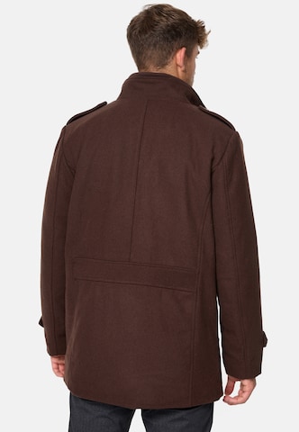 INDICODE JEANS Between-Seasons Coat 'Brandon' in Brown