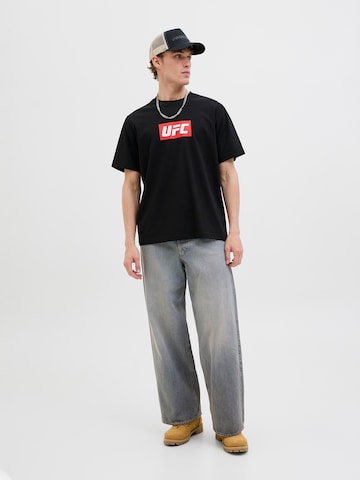 JACK & JONES Póló 'JCOUFC' - fekete