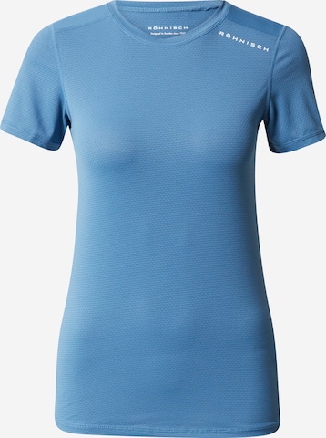 Röhnisch Functioneel shirt in Blauw: voorkant