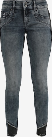 Miracle of Denim Skinny Jeans 'Serena' in Blue: front