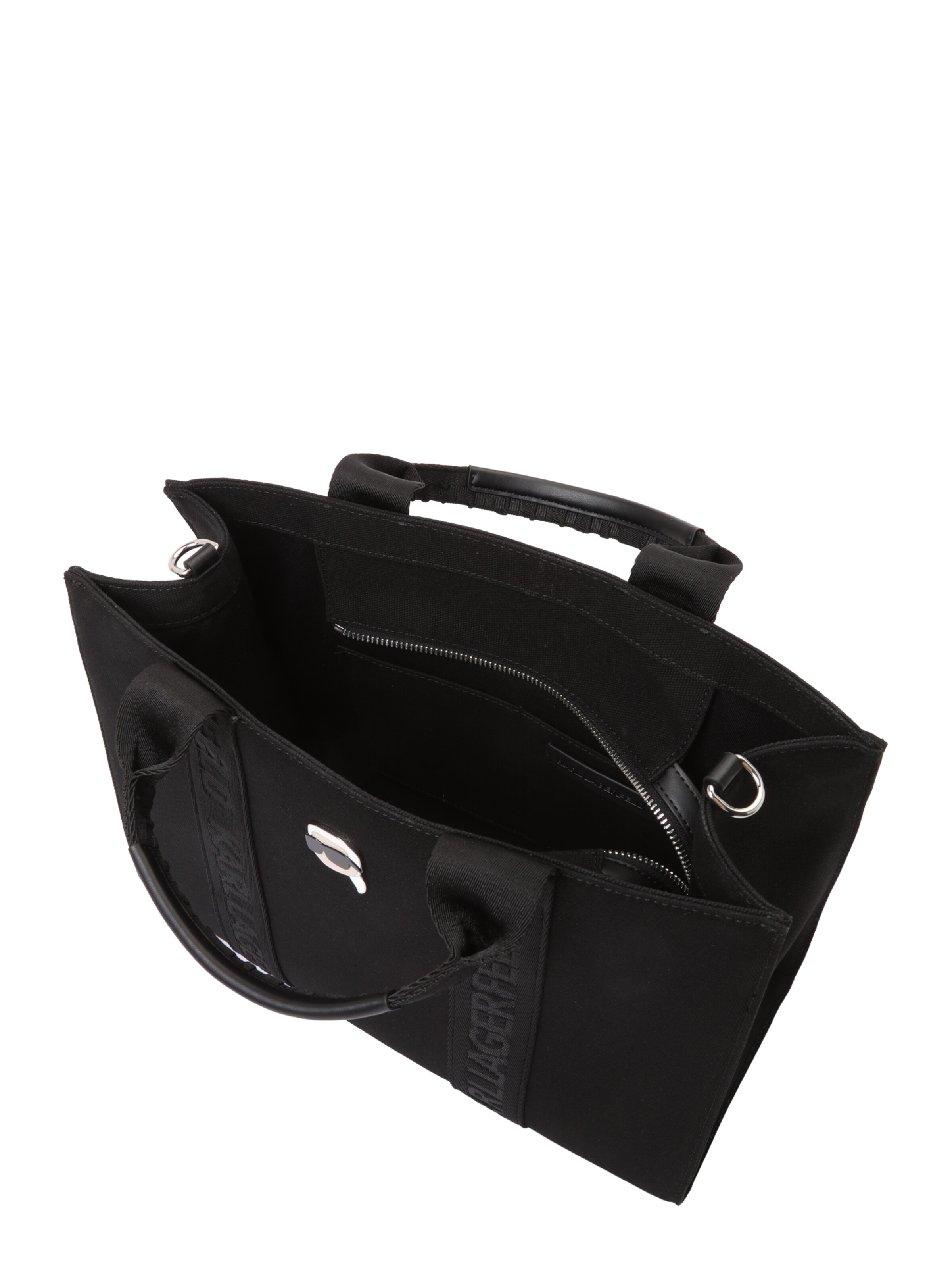 Karl Lagerfeld - Bolso de mano 'Ikon' en negro