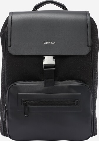 Calvin Klein Backpack in Black: front