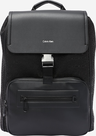 Sac à dos Calvin Klein en noir : devant