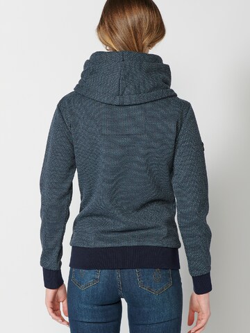 KOROSHI Sweat jacket in Blue