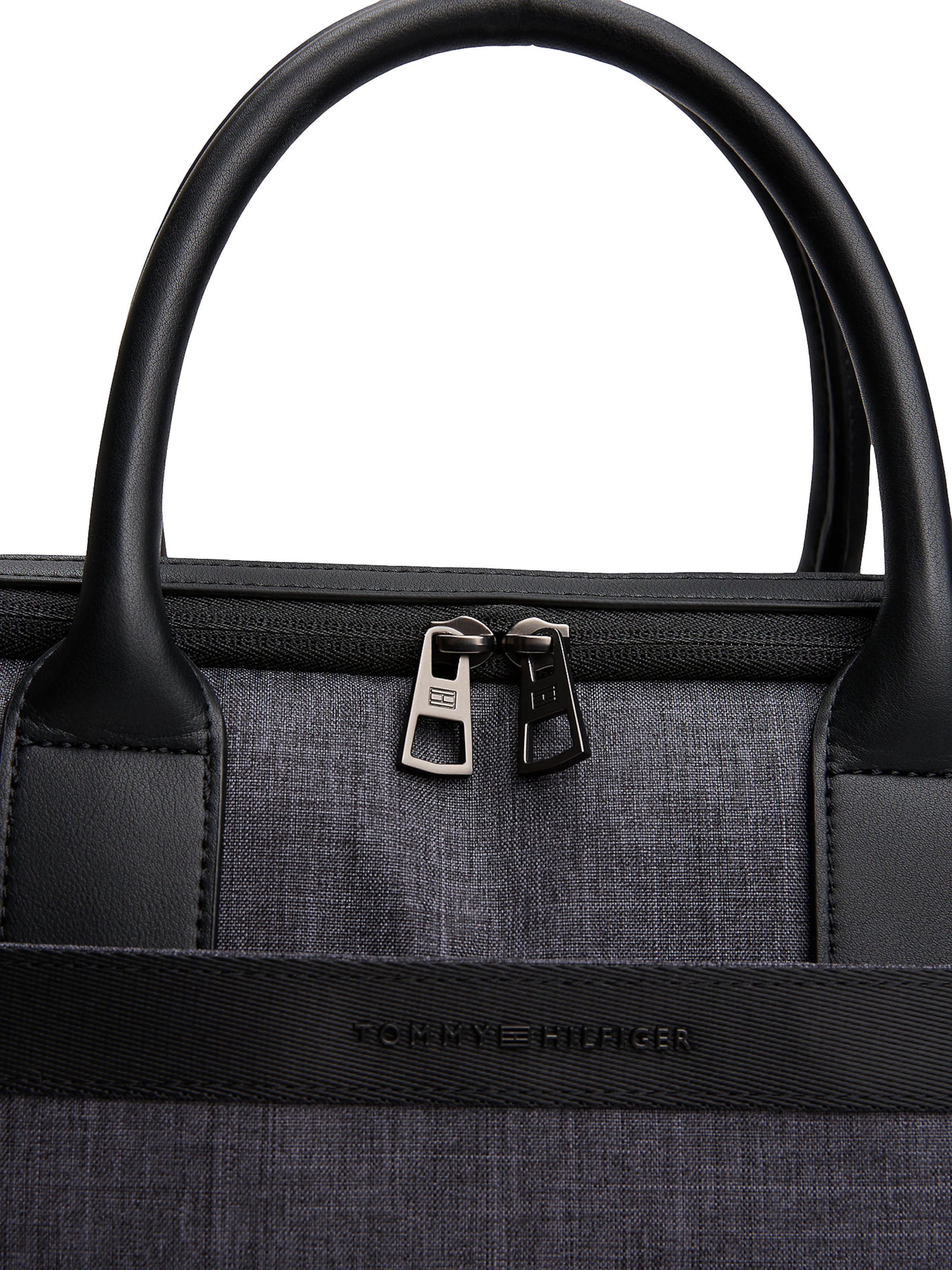 TOMMY HILFIGER Laptoptasche in Grau