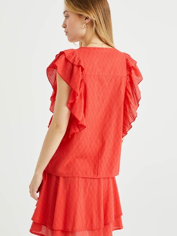 WE Fashion Bluse in Rot