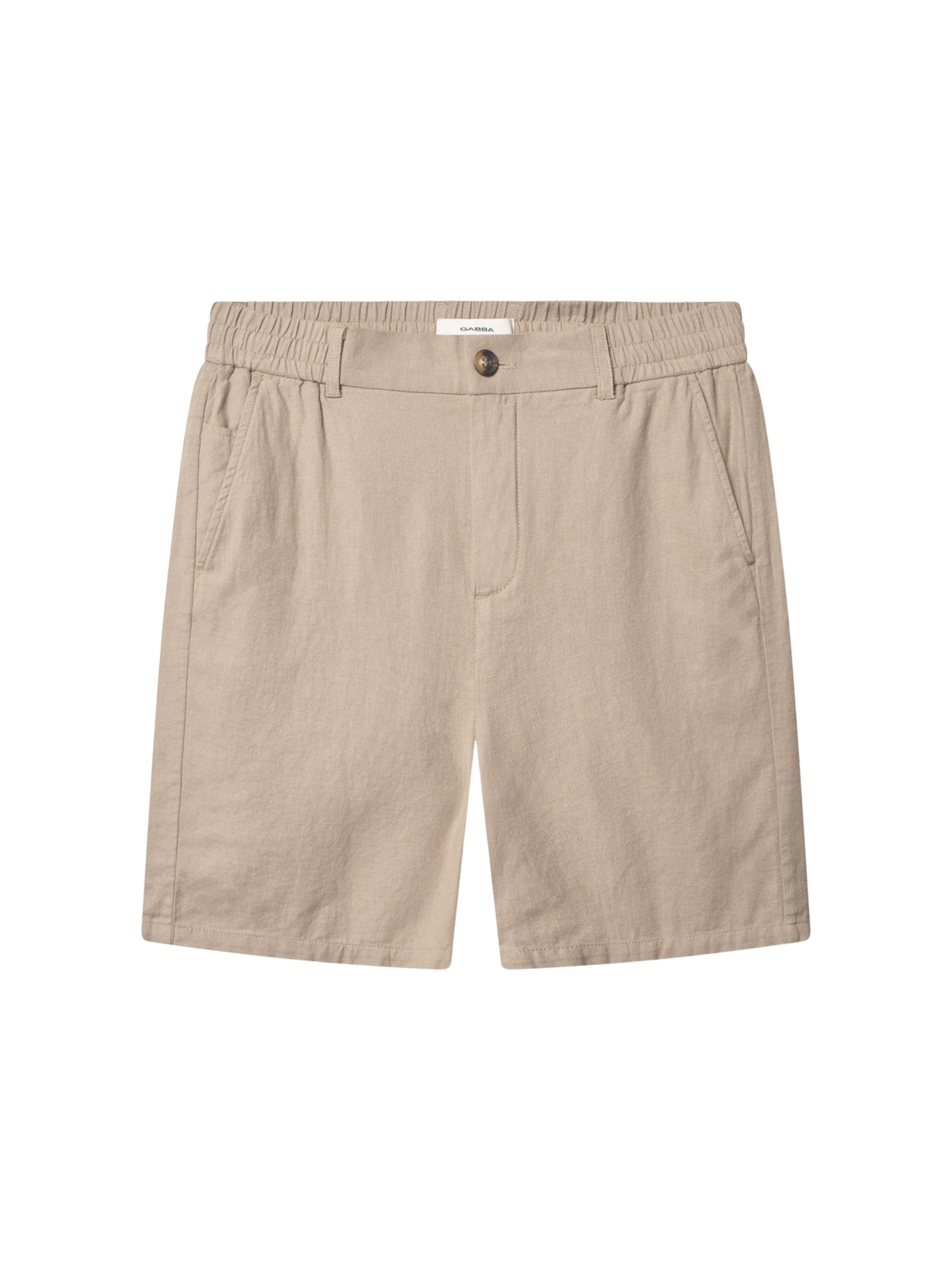 GABBA Normální Kalhoty 'Alfa' – béžová: přední strana