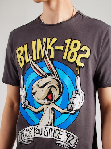 AMPLIFIED Tričko 'BLINK 182 FUCK YOU SINCE' – šedá