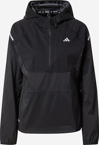 ADIDAS PERFORMANCE Athletic Jacket 'Ultimate' in Black: front