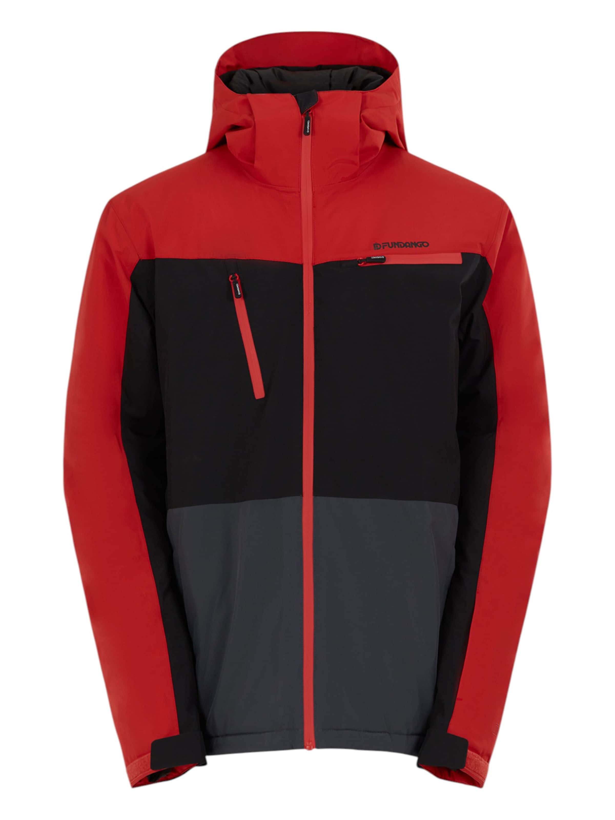 Fundango Winterjacke 'Horatio Allmountain ' in Rot: Vorderseite