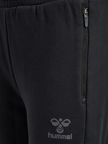 Hummel Tapered Broek in Zwart