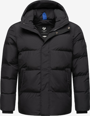 RagwearTehnička jakna 'Walby' - crna boja: prednji dio