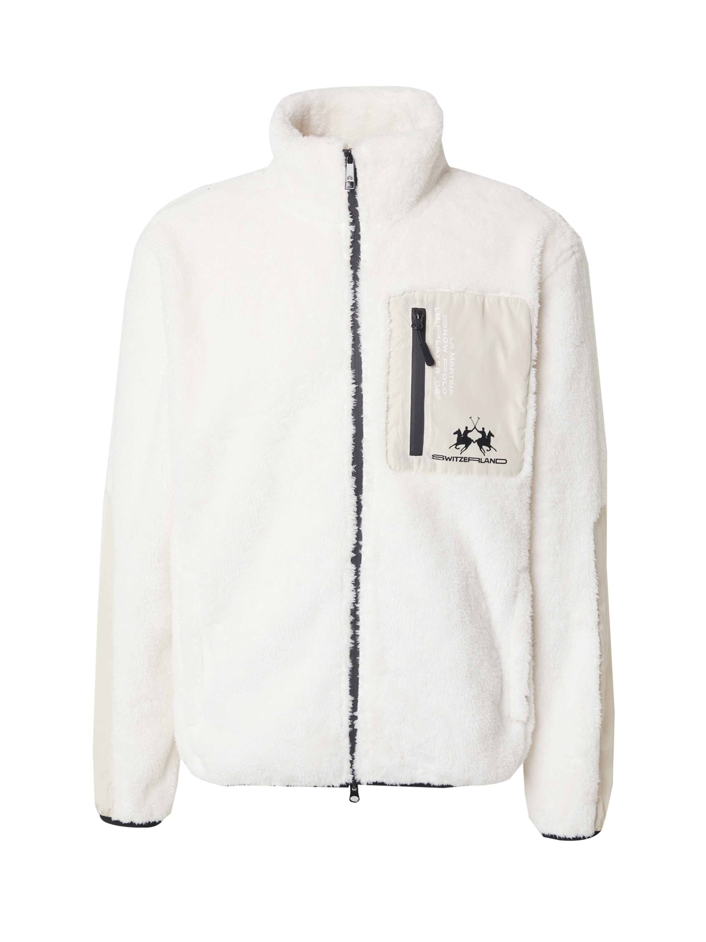 La Martina Between-Season Jacket in White: front
