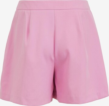 VILA Loose fit Pleat-Front Pants 'KAMMAS' in Pink