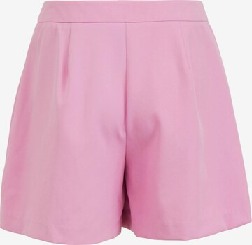 VILA Loose fit Pleat-front trousers 'KAMMAS' in Pink