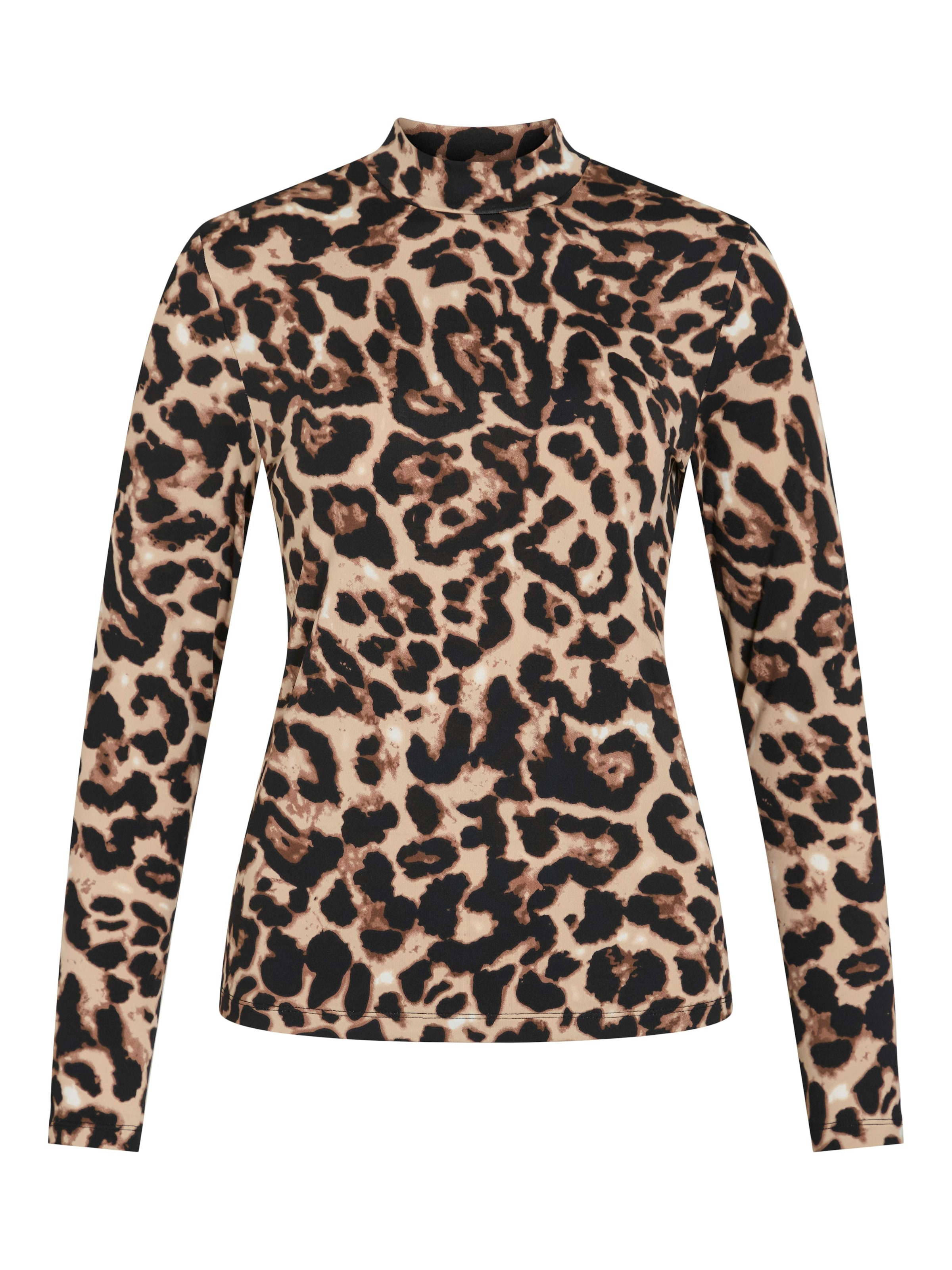 VILA Póló 'VILEOA' - barna: elől