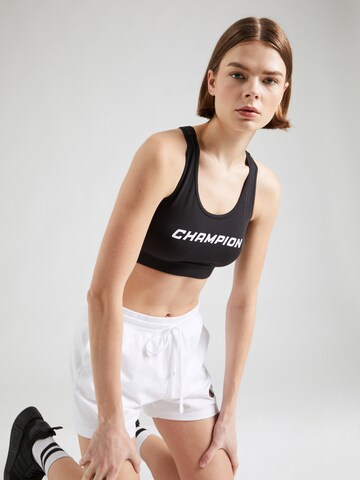 Champion Authentic Athletic Apparel Bralette Sports bra in Black: front