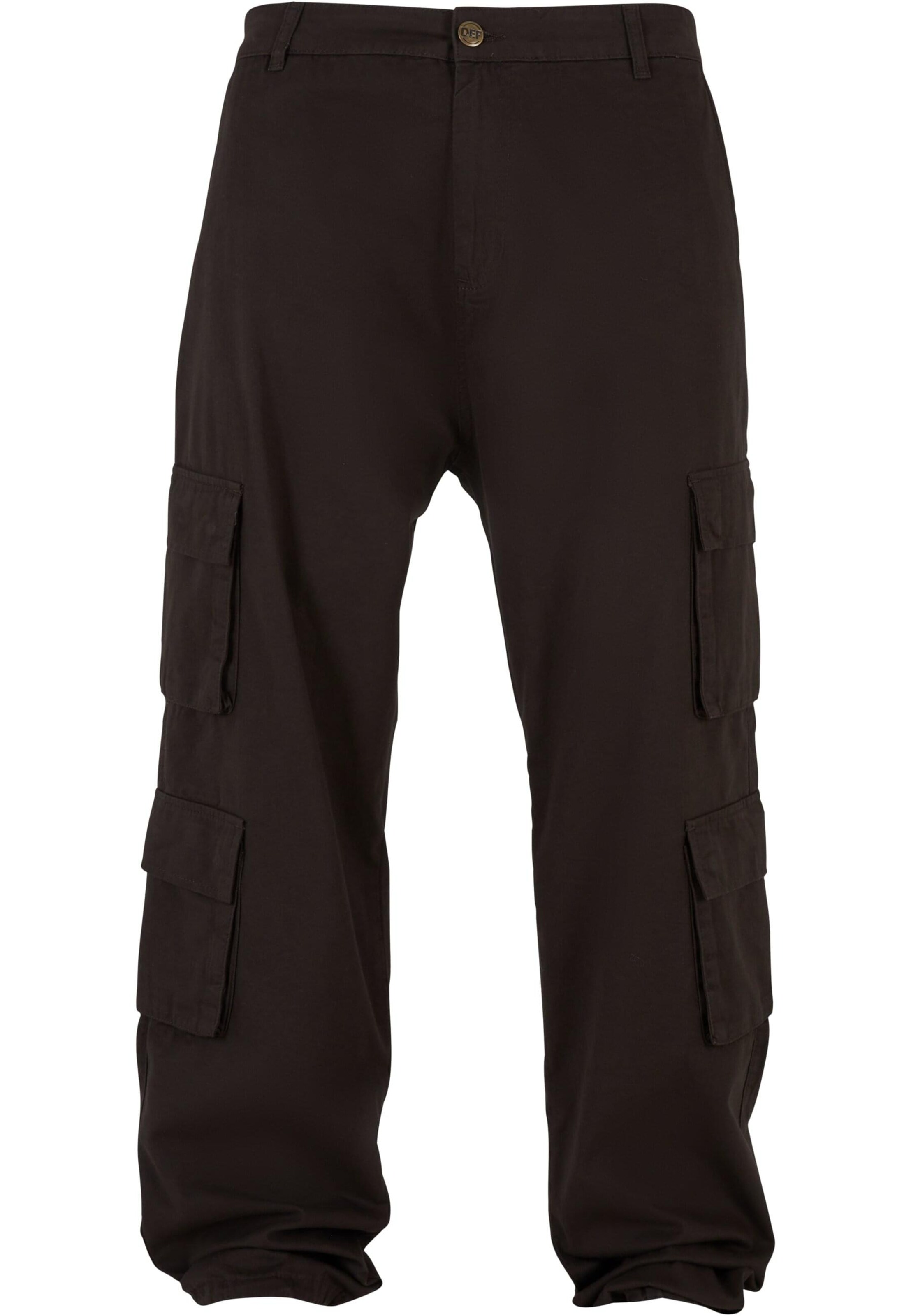 DEF Štandardný strih Kapsáče - Hnedá: predná strana