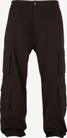 Pantalon cargo DEF en marron : devant