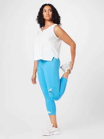ADIDAS SPORTSWEAR Skinny Παντελόνι φόρμας 'Thebe Magugu Studio ' σε μπλε