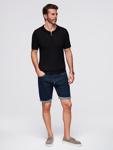 Ombre Shirt in Zwart
