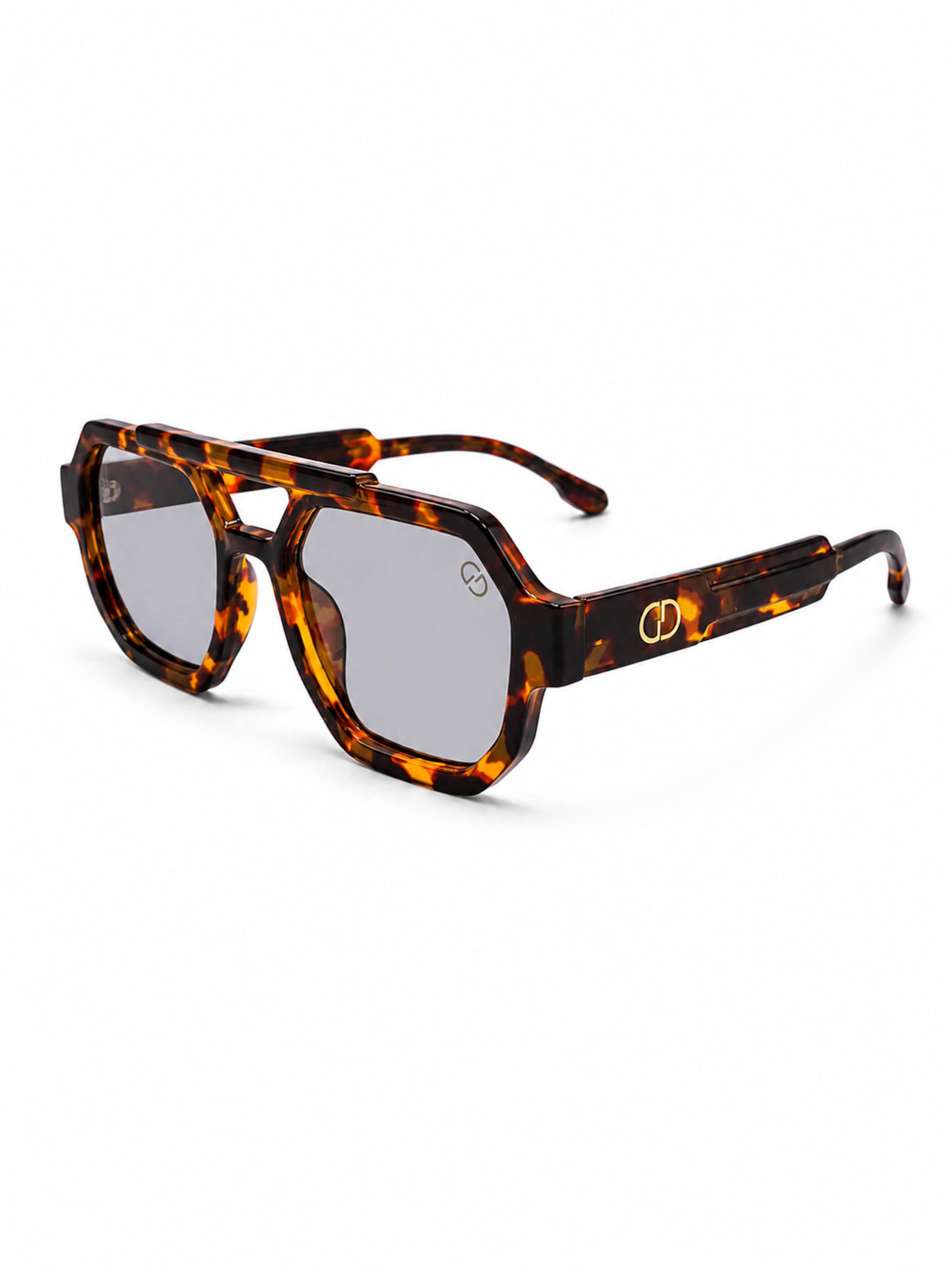 Lunettes de soleil 'Octo' Gianni Kavanagh en marron : devant
