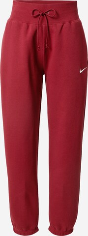 Pantaloni 'Phoenix Fleece' di Nike Sportswear in rosso: frontale