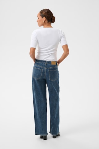 Wide Leg Jean 'KACastelia' Kaffe en bleu