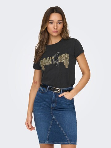JDY Shirt 'FAROCK' in Black: front