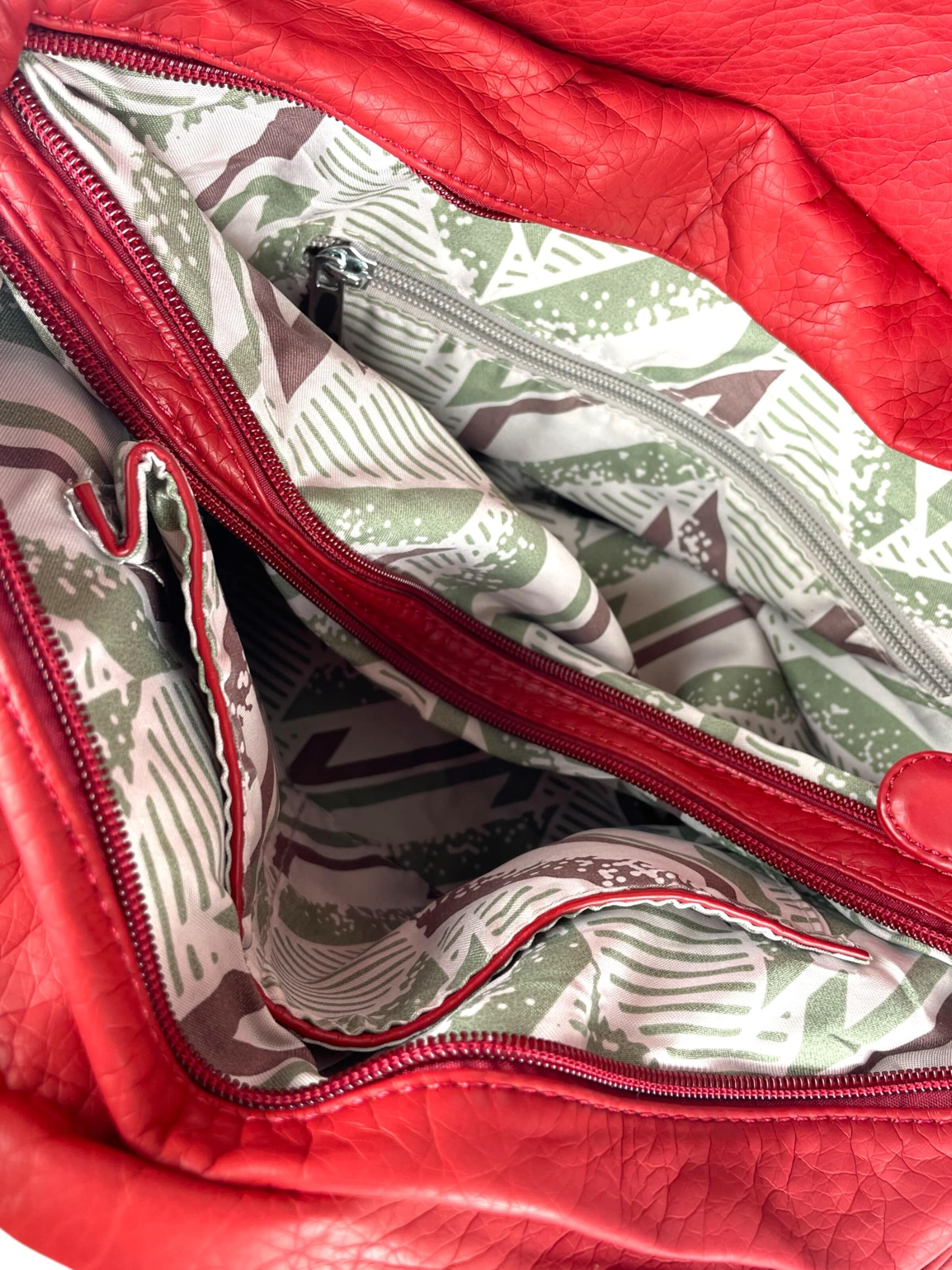 Kumixi Axelremsväska 'Schultertasche' i röd