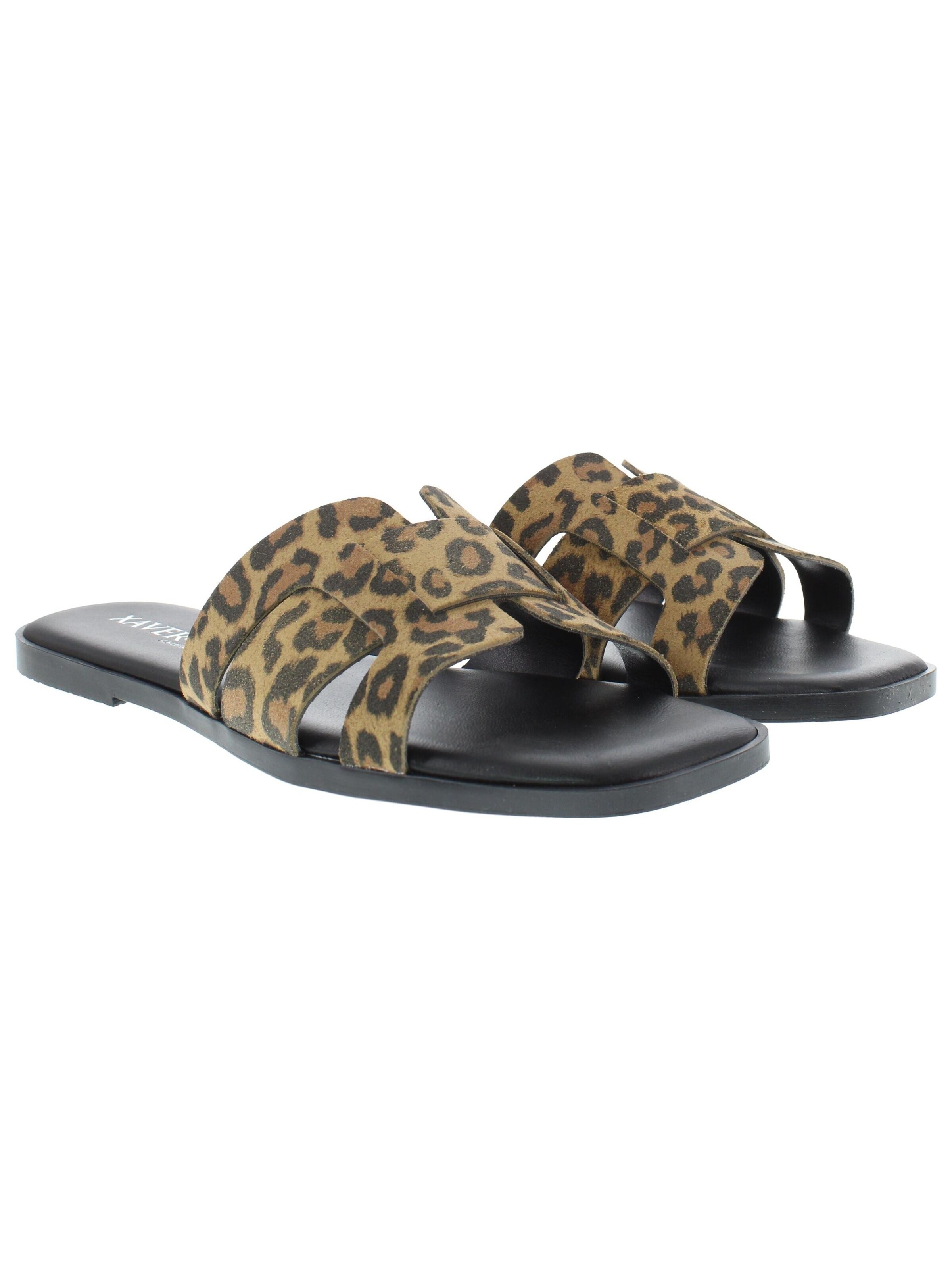 XAVER LUIS Schuhmanufaktur Mules 'ROBERTA' in Beige