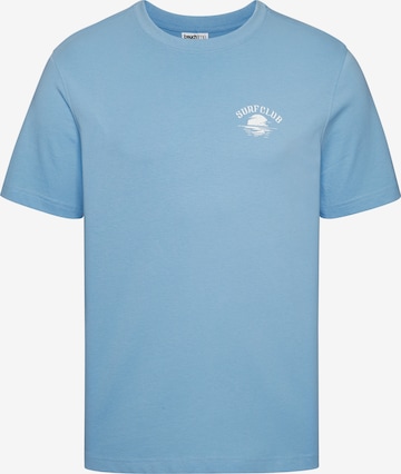 BEACH TIME Shirt in Blau: Vorderseite