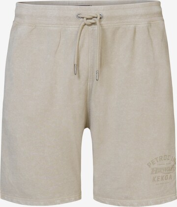 Petrol Industries Regular Pants in Beige: front