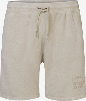 Petrol Industries Regular Broek in Beige: voorkant