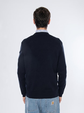 Lyle & Scott Sweter 'Cotton Merino Crew Neck Jumper Dark Navy' w kolorze niebieski