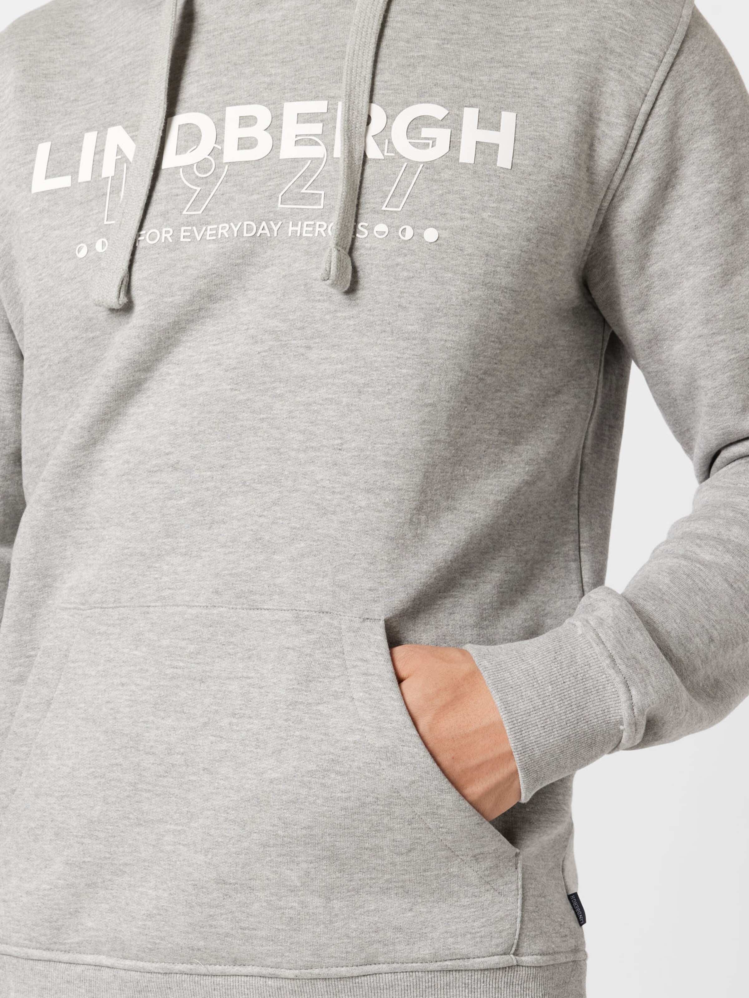 Männer Sweat Lindbergh Sweatshirt in Graumeliert - RB14584 Männer Sweat Lindbergh Sweatshirt in Graumeliert - RB14584