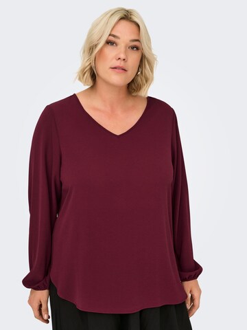ONLY Carmakoma Top 'CARVICA' in Red: front