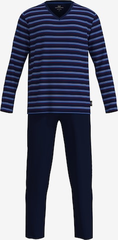 Pyjama long Götzburg en bleu : devant