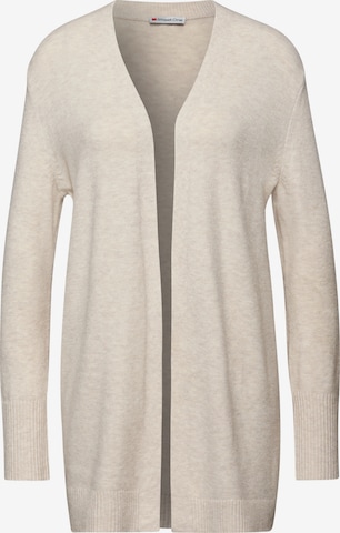STREET ONE Strickjacke in Beige: Vorderseite