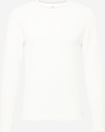 Pull-over s.Oliver en blanc : devant