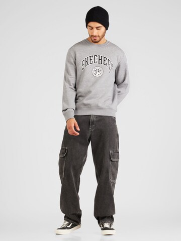 SKECHERS Sportovní mikina – šedá