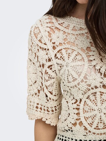 ONLY Pullover 'ONLWaterly' i beige