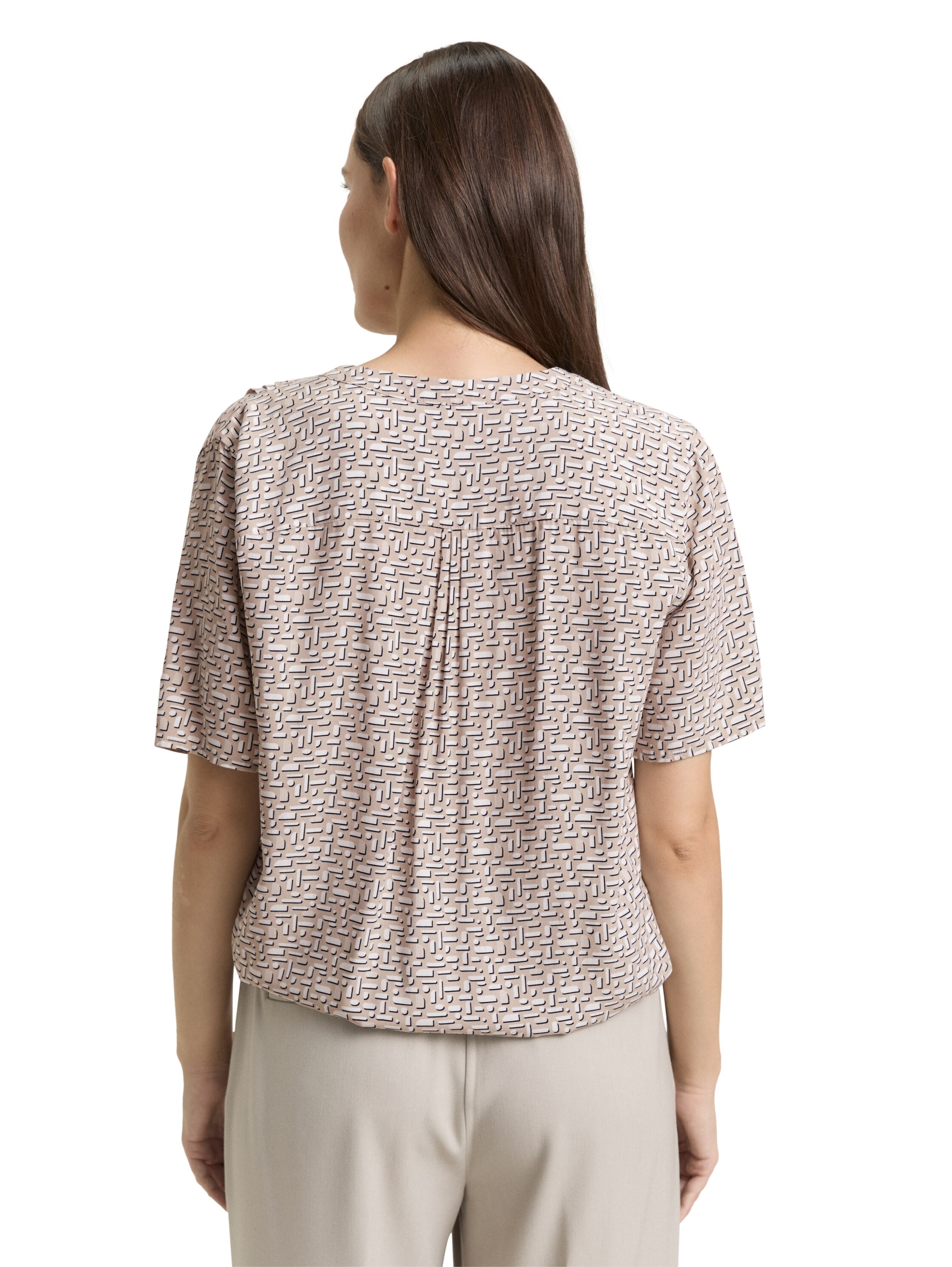 TOM TAILOR Blouse in Beige