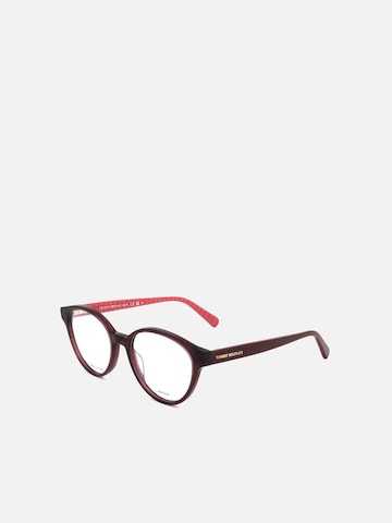 TOMMY HILFIGER Sonnenbrille 'Tommy Hilfiger TH 2007 Burgundy pattern red 50/17/140 WOMAN Eyewear Frame'‌ in Rot: Vorderseite