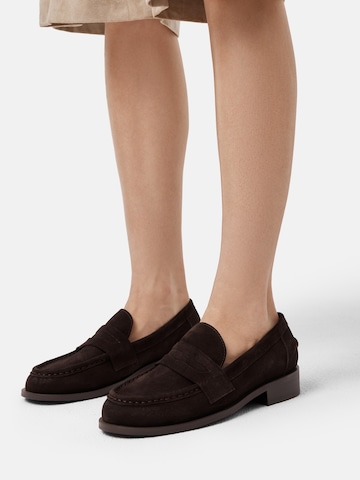 L37 HANDMADE SHOES Instappers 'GOOD ADVICE' in Bruin