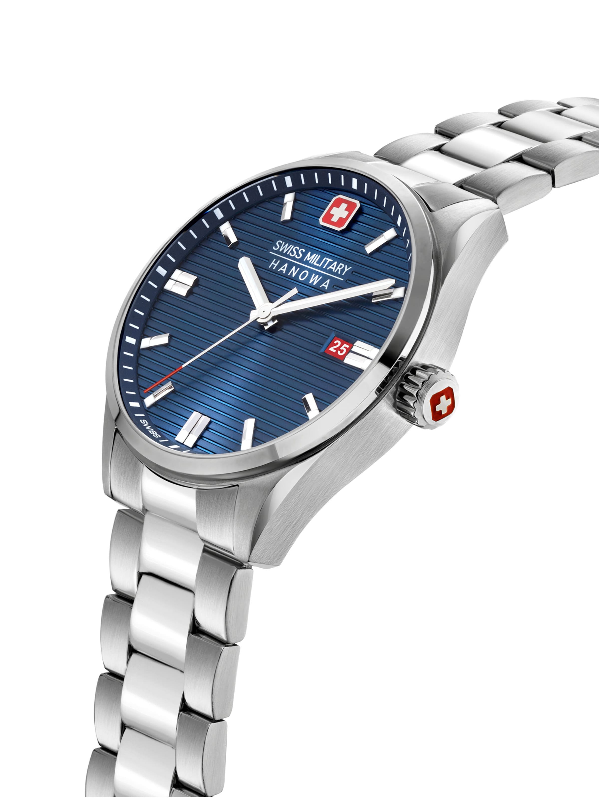 SWISS MILITARY HANOWA Uhr 'Roadrunner' in Silber