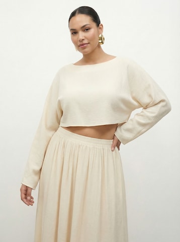 CITA MAASS Blouse in Beige: front