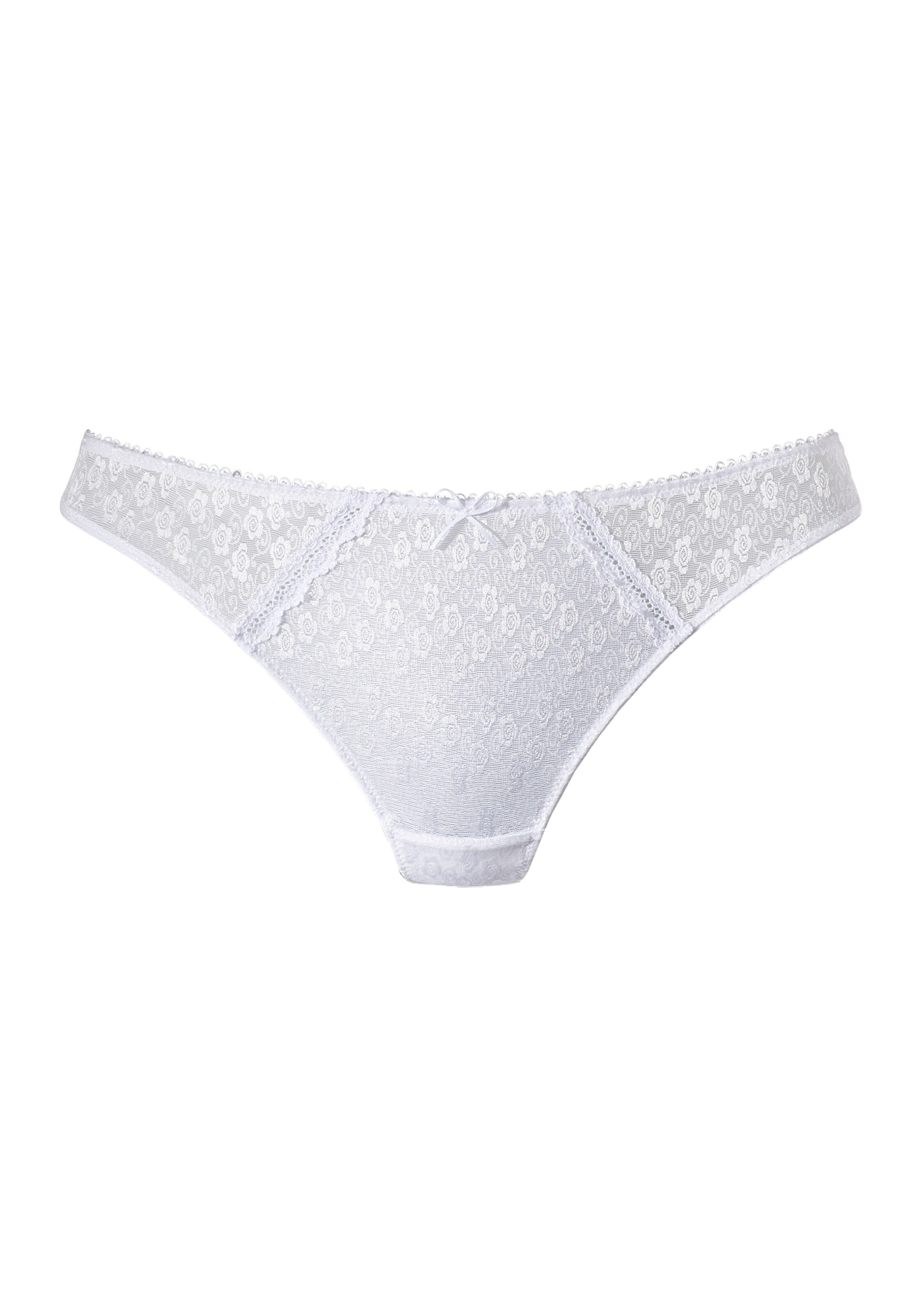 VIVANCE Thong in White: front